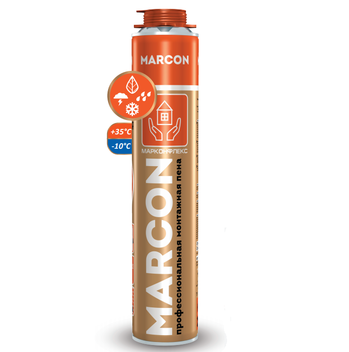 Пена пистолетная MARCON PRO 65+, всесезонная